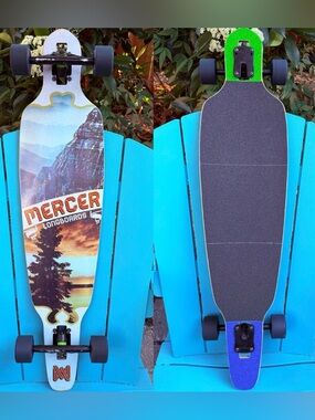 Mercer Longboards "Levity" Drop-Through Complete Longboard Skateboard 10" X 42"